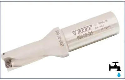 Vollbohrer mit Innenkühlung 33mm Durchmesser für Wendeplatten SPMG 0904 U933TM