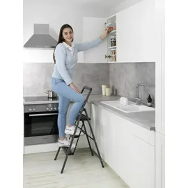 Wenko Alu-Compact Klapp-Trittleiter 3 Stufen