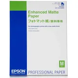 Epson Enhanced Matte Paper A2 50 Einheiten - White