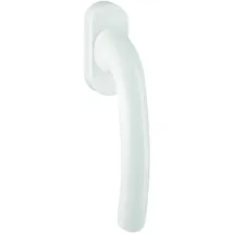 HOPPE DK-Fenstergriff Tôkyô 0710/U26 mit ovaler Rosette,VK7x32 F9016 pulverbeschichtet