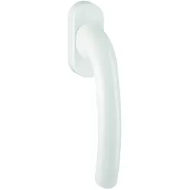 HOPPE DK-Fenstergriff Tôkyô 0710/U26 mit ovaler Rosette,VK7x32 F9016 pulverbeschichtet