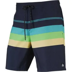 REEF Herren Badeshorts 18 Swimmer, Blau/Grün/Gelb, 30