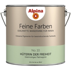 ALPINA Dispersionsfarbe »Feine Farben«, edelmatt, 2,5 l - gruen