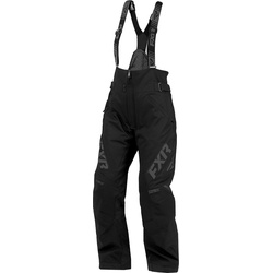 FXR Adrenaline 2023 Damen Snowmobil Latzhose, schwarz, Größe 12