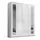 SchlafKONTOR Drehtürenschrank Lepini 156 x 191 x 50 cm Weiß