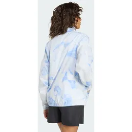adidas TERREX Multi Spray Dye CLIMA365 Windjacke - white/glow blue XS