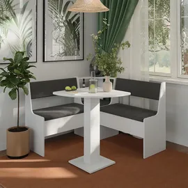 Vicco Eckbankgruppe Roman, Weiß, 60 x 60 cm,