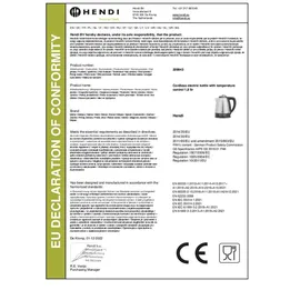 HENDI 1,8 l Edelstahl