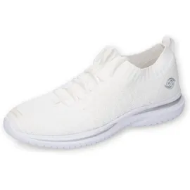 Dockers by Gerli Sneaker, Frauen Halbschuhe,schnürschuhe,schnürer,Business,Freizeit,straßenschuhe,Weiss,44 EU