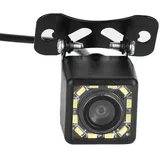 Qiilu Rückfahrkamera, 170° Winkel Auto Rückansicht Kamera Auto Rückfahrkamera HD Kamera 12 LED Rückfahrkamera CCD IP 67 Wasserdicht (720 * 582 Pixel)