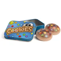Erzi 13235 Cookies in der Dose, Kaufladenartikel für Kinder, Rollenspiele