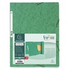 Sammelmappe Colorspan-Karton mit Gummizug, A4 grün