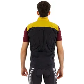 Castelli Unlimited Puffy VEST Sports vest Men's Goldenrod/dunkelgrau M