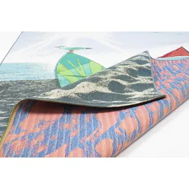 Sansibar »Rantum Beach SA-021« rechteckig 5 mm Höhe Flachgewebe, modernes Design, Strand & Surfboard, Outdoor geeignet