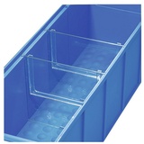 Allit Kleinteilemagazin, ProfiPlus ShelfBox Divider S Trennsteg transparent 4 Stück