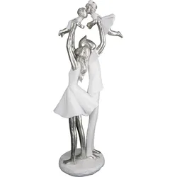GILDE Poly Skulptur Familienzeit H=37cm