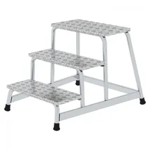 MUNK Aluminium-Arbeitspodest starr 3 Stufen (50009)