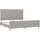 vidaXL Bettgestell 180 x 200 cm Hellgrau