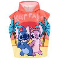 stitch Kinder Badeponcho mit Kapuze 55x110 cm in Mehrfarbig | Gr.: onesize