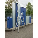 MUNK Alu-Teleskopleiter 4 x 4 Sprossen
