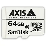 Axis 5801-951 Surveillance Flash Speicherkarte 64GB MicroSDXC weiß