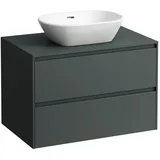Laufen Waschtischunterschrank 1 Ausschnitt mittig 78,5 x 49,5 x 52,5 cm Verkehrsgrau