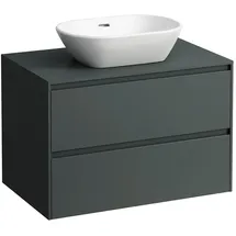 Laufen Waschtischunterschrank 1 Ausschnitt mittig 78,5 x 49,5 x 52,5 cm Verkehrsgrau