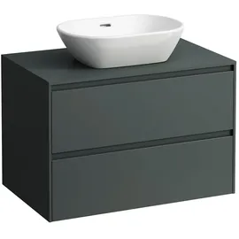 Laufen Waschtischunterschrank 1 Ausschnitt mittig 78,5 x 49,5 x 52,5 cm Verkehrsgrau
