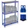 Relaxdays Reifenregal Stahl 8 Reifen Blau