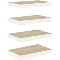 vidaXL Wandregal 40 x 23 x 3,8 cm Weiß