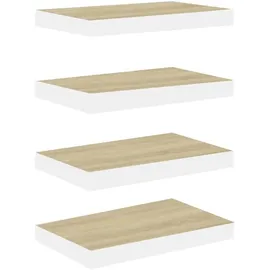 vidaXL Wandregal 40 x 23 x 3,8 cm Weiß