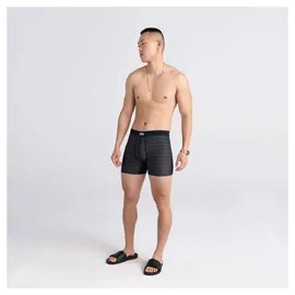 SAXX Underwear Hot Fly Boxershorts - Black Heather - XS