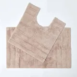 Homescapes BADGARNITUR Spa Supreme 2-teilig, Baumwolle