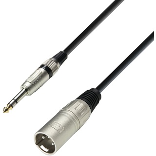 Adam Hall Cables 3 STAR BMV 0600 Symmetrisches Kabel XLR Male auf Klinke TRS | 6 m
