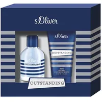 Outstanding Men by S. Oliver Geschenkbox, 2-teilig :Eau de Toilette Spray 30 ml + Shower Shampoo 75 ml / 1 Stk.