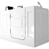 Sitzwanne Whirlpool Badewanne Mit Tür S07wp-a-l 140x76cm