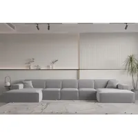 Fun Möbel Wohnlandschaft U-Form CELES PREMIUM XL in Stoff