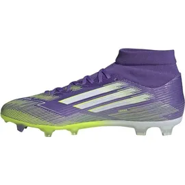 adidas F50 League Mid FG/MG Purple Rush / Cloud White / Lucid Lemon 45 1/3