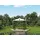 vente-unique Gartenpavillon 3 x 3 m Schwarz