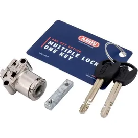 ABUS XPlus Schließzylinder für PowerTube Akkus - ein Schlüssel für mehrere Schlösser - Silber