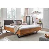 Main Möbel Doppelbett Bett Massivholz 160x200cm Wildeiche massiv NEU OVP!!!