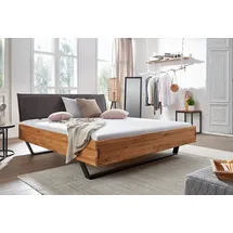 Main Möbel Doppelbett Bett Massivholz 160x200cm Wildeiche massiv NEU OVP!!!