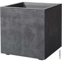 Gebol Pflanzkasten Quadro Millenium 49 x 49 x 49 cm Aschgrau
