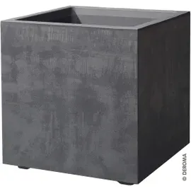 Gebol Pflanzkasten Quadro Millenium 49 x 49 x 49 cm Aschgrau