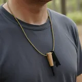 Feuerstahl Feuerstarter mit Halsband und Zunder - Bushcraft Outdoor Survival