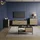 livinity® Aterno 80 x 81,2 cm Goldkraft Eiche/Anthrazit