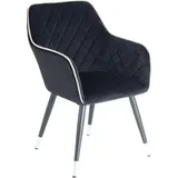 Kayoom Stuhl »Amino 625, stilvoller Design-Stuhl,samtweicher Bezug aus Velvet-Stoff«, 1 St., samtweicher Bezug, elegant, glamourös, elegante Optik
