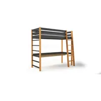 99rooms Kiro I Etagenbett Schwarz Eiche