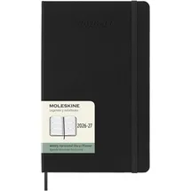 Moleskine Wochenkalender 18 Monate A5 Horizontal Schwarz 2026/2027