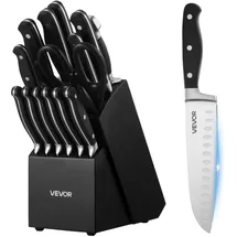 Vevor Küchenmesserset 15-tlg. Weiß